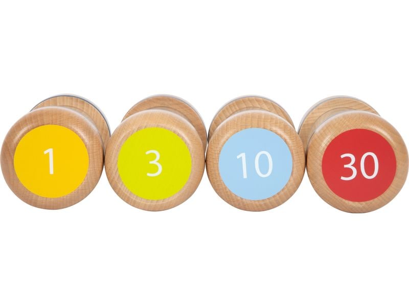 small foot Sanduhren-Set XL Educate Grosses Sanduhr-Set aus robustem Buchenholz