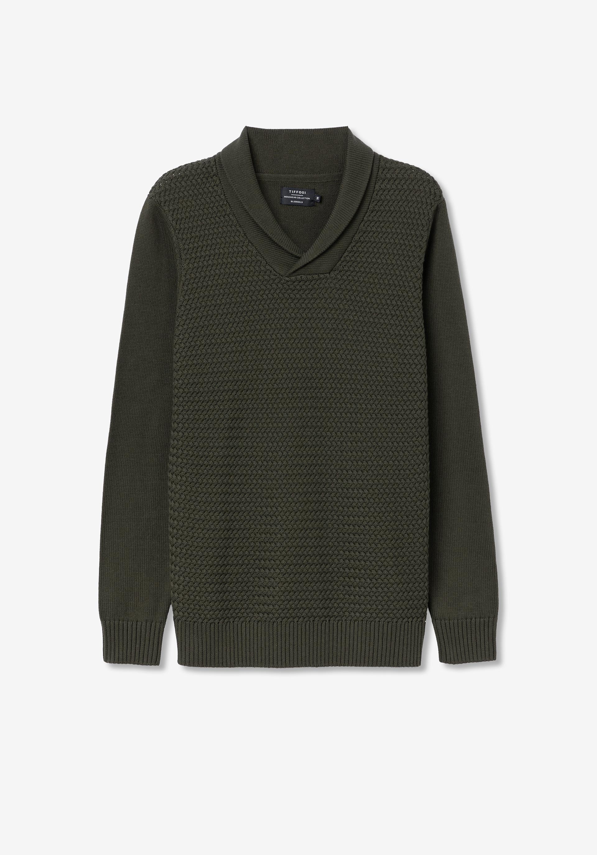 Camisola de Malha Decote Envolvente