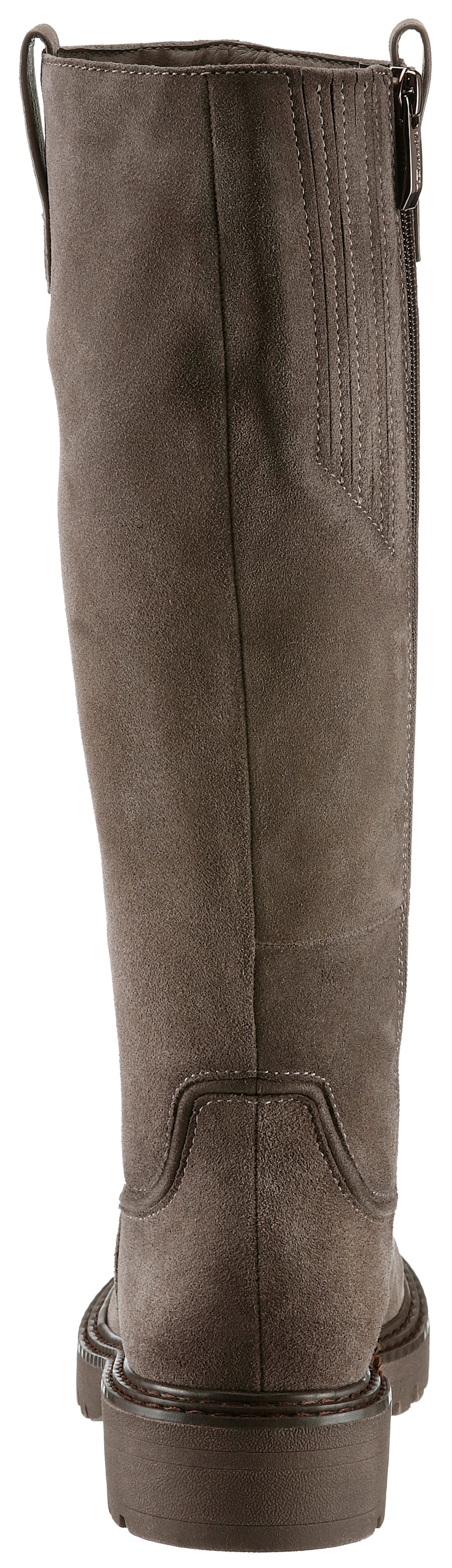 Tamaris Stiefel  , Blockabsatz, Langschaft-Stiefel im Antik-Look