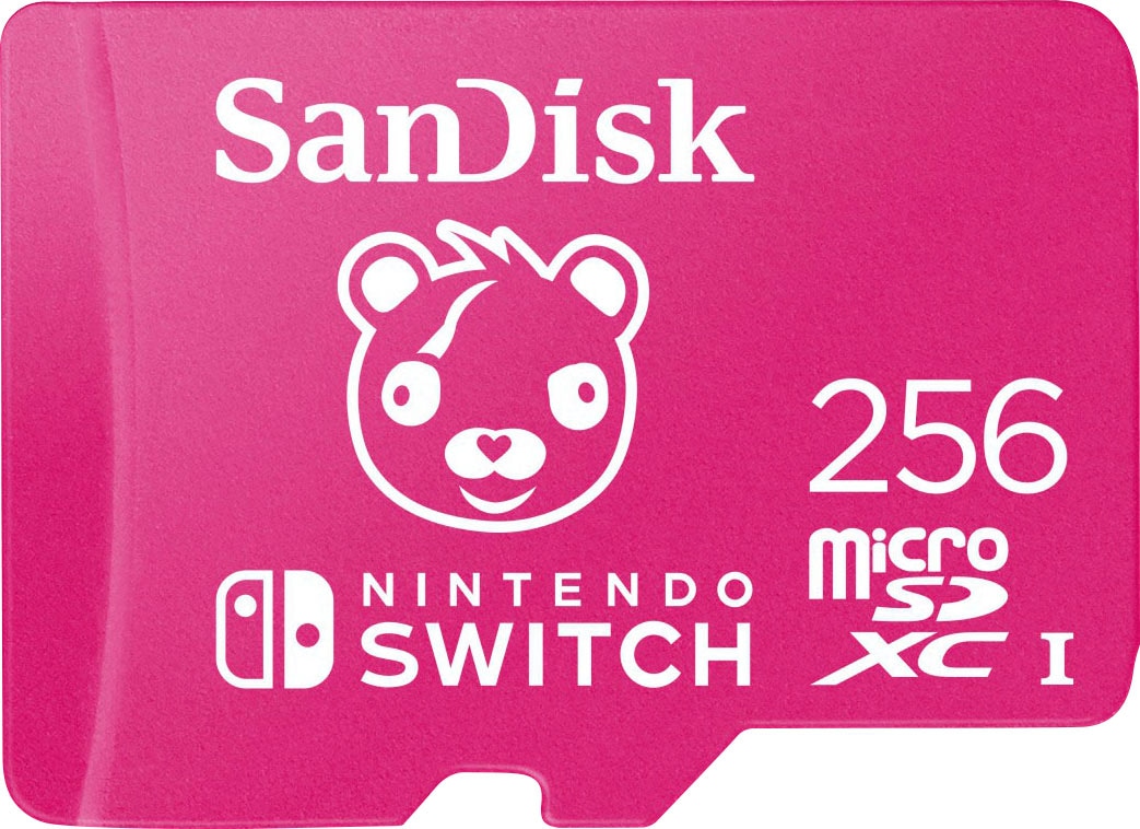 Sandisk Speicherkarte »microSDXC™-Karte für Nintendo Switch™ Fortnite Edition« (256 GB 100 MB/s Lesegeschwindigkeit)