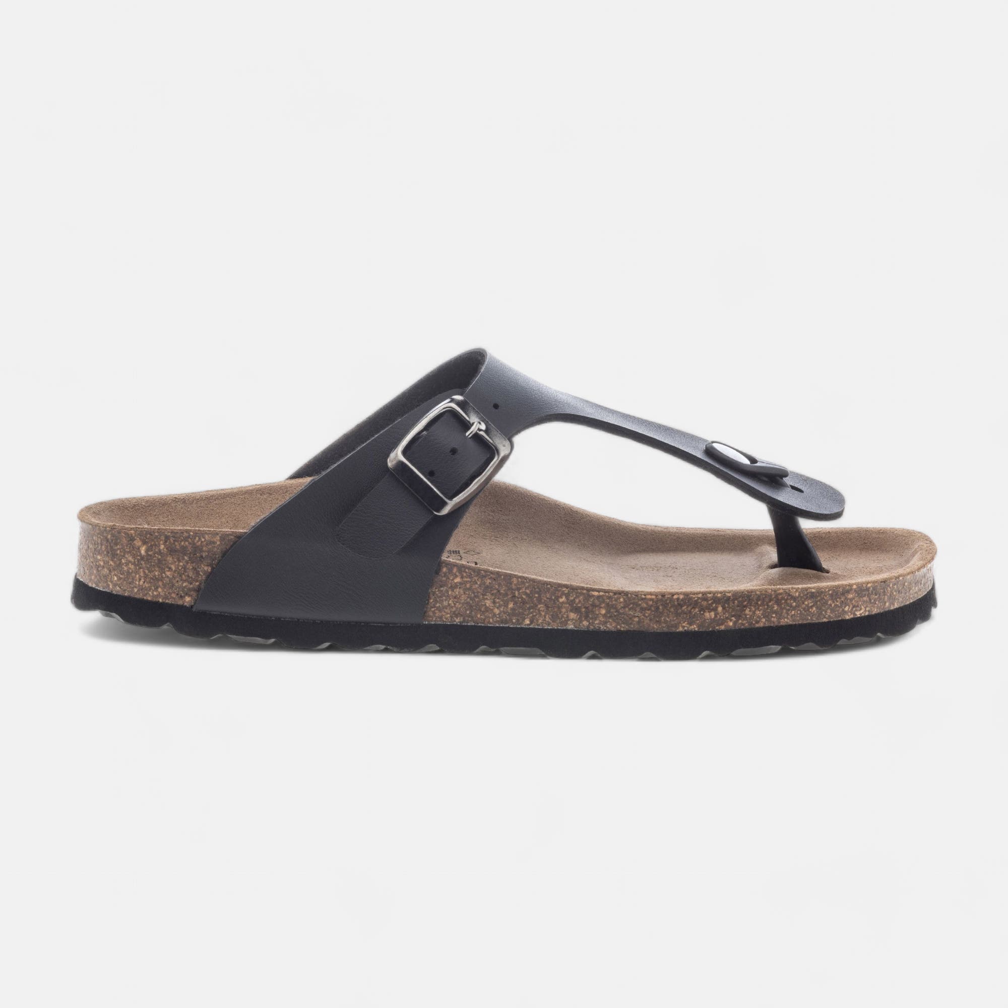 Mules semelle liège Femme noir