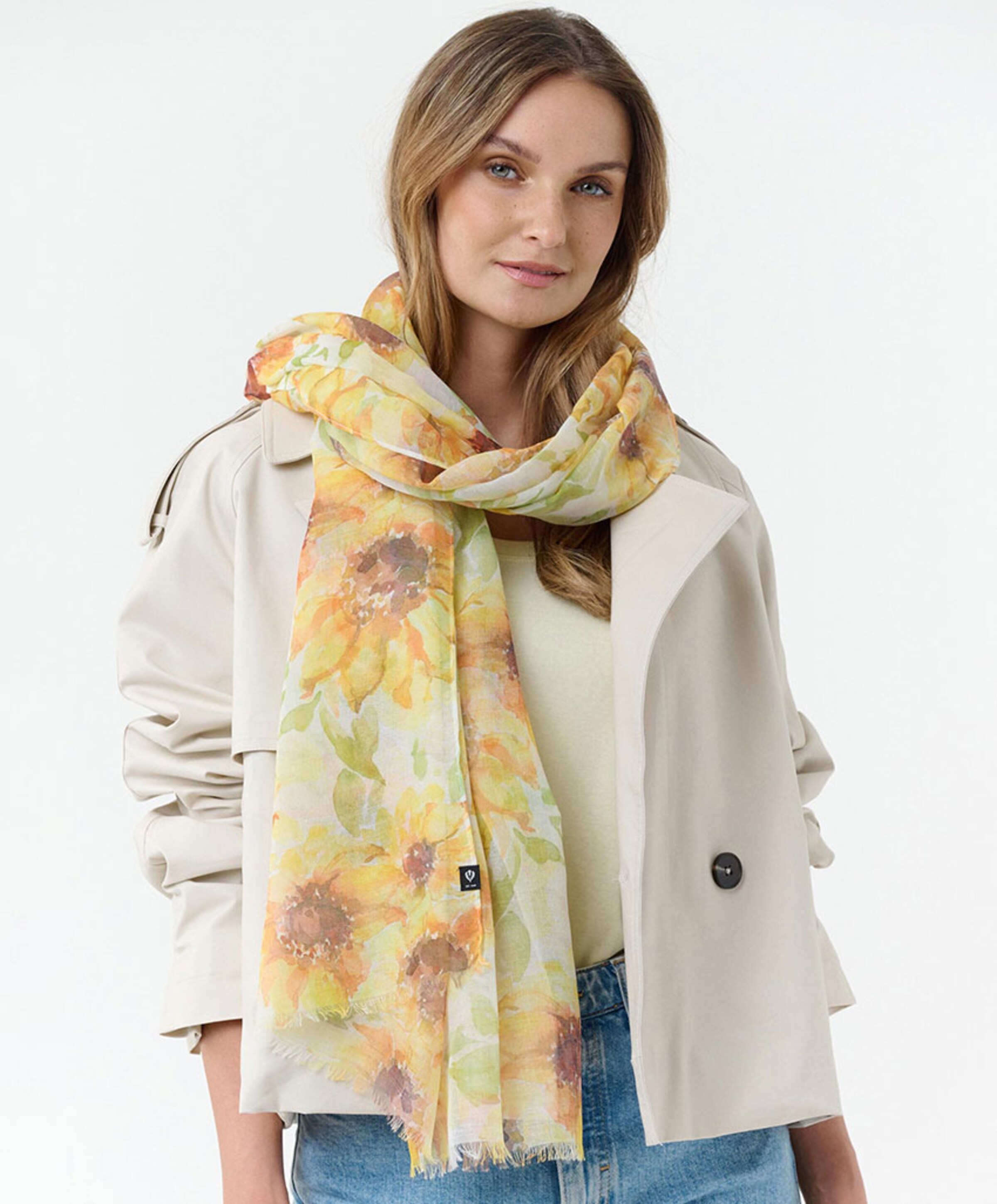 Fraas Dames sjaal geel