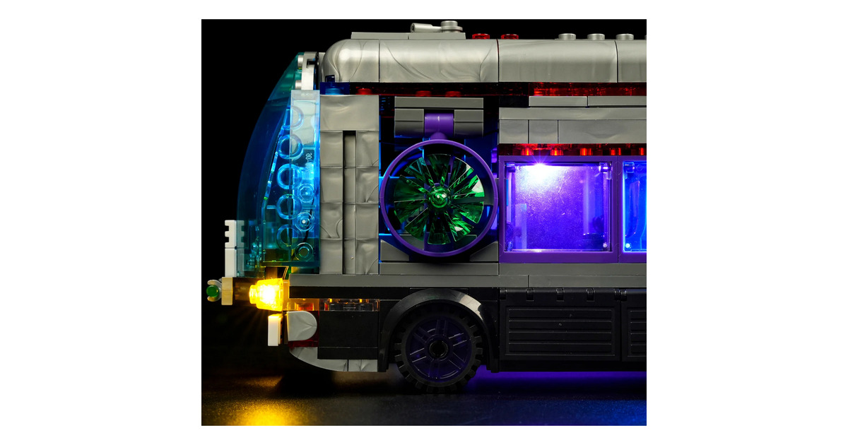 LumibricksCyberpunk Neoncity - Future Bus Constructiespeelgoed  (F9060)
