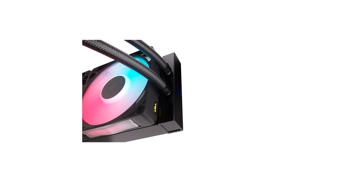 CorsairiCUE LINK TITAN 240 RX LCD RGB waterkoeling  (Zwart, 4-pins PWM fan-connector)