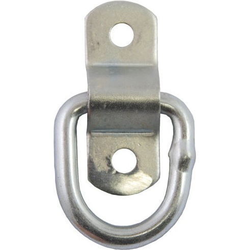 Anneau d'arrimage avec pivot -L : 20 x 54 mm - D6.4 mm - acier zingué - lot de 2
