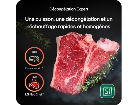 LG - Micro ondes Grill MH6535GIB