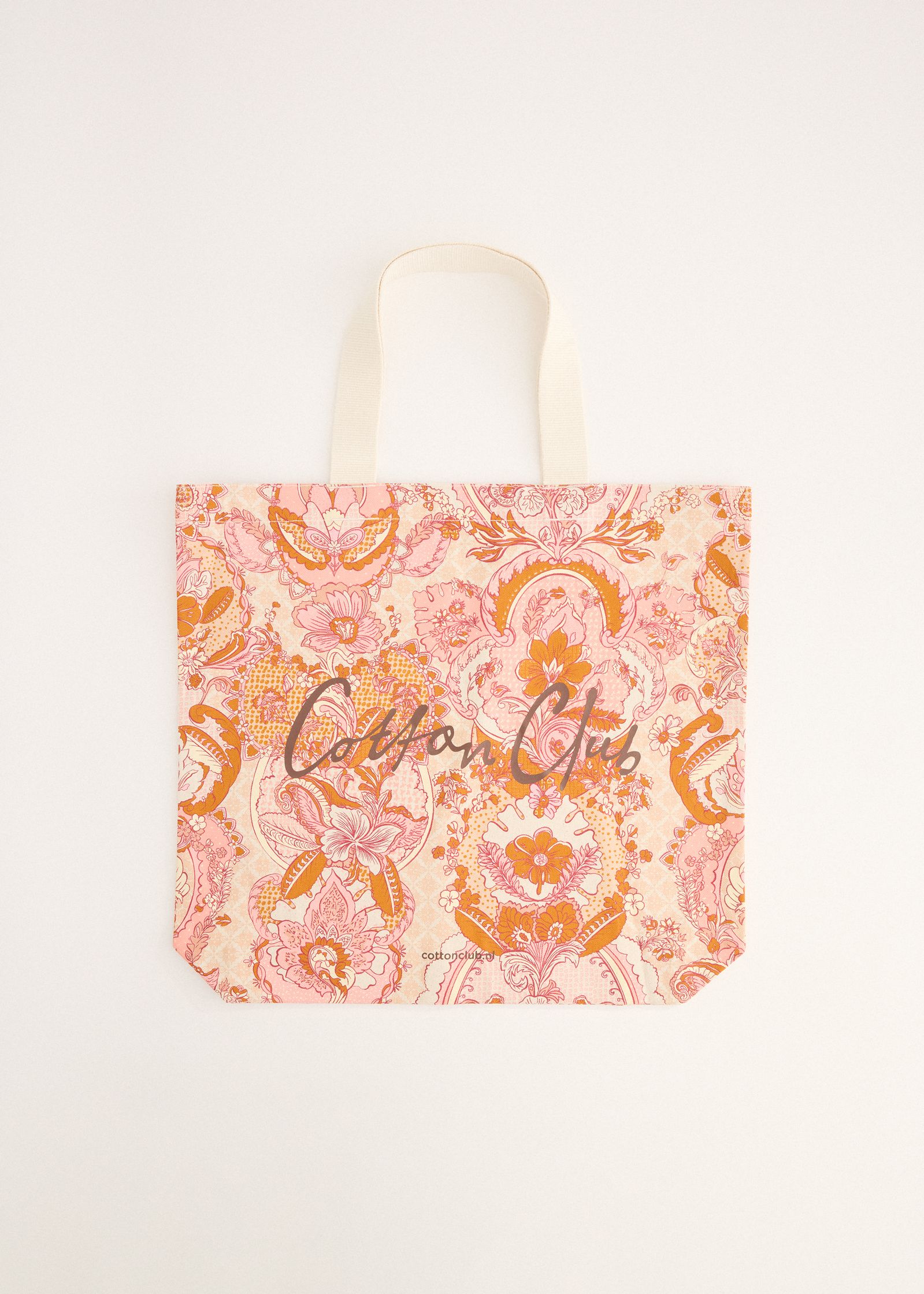 Tote bag met bloemenprint