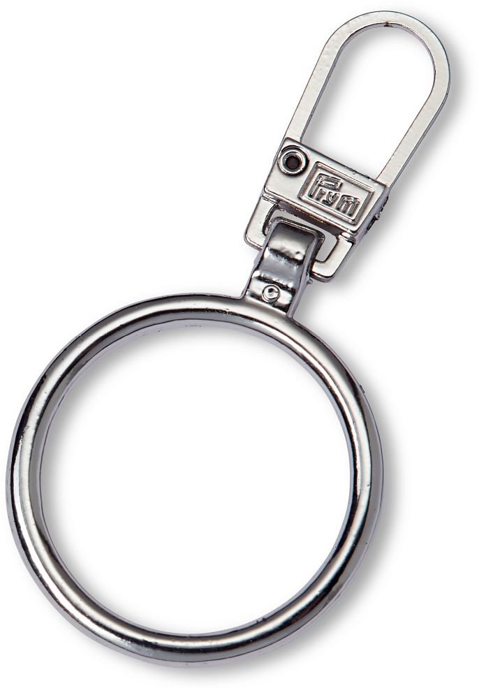 Ring Fashion Zipper Reissverschluss Ersatz Anhänger Mercerie Zubehör für Jacke / Rucksack / Tasche (482117) - Silber