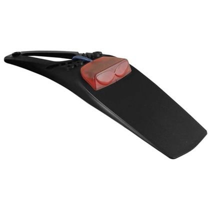 Garde boue R-tech Extension GB AR Extreme Noir + cabochon rouge Universel - Noir