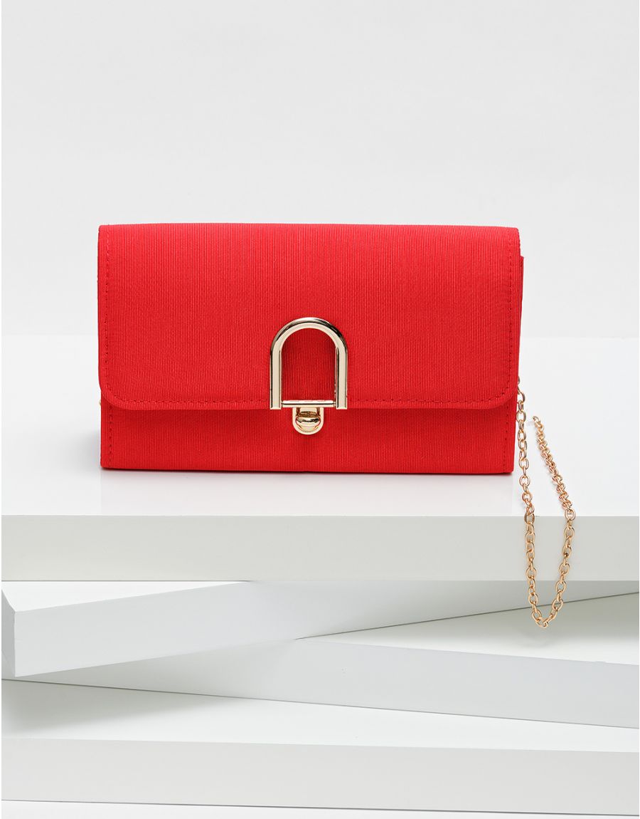 Pochette fantaisie rouge