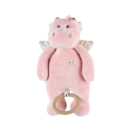 Lina & Joy Peluche Mini-musicale Veloudoux    Rose        de               Noukies