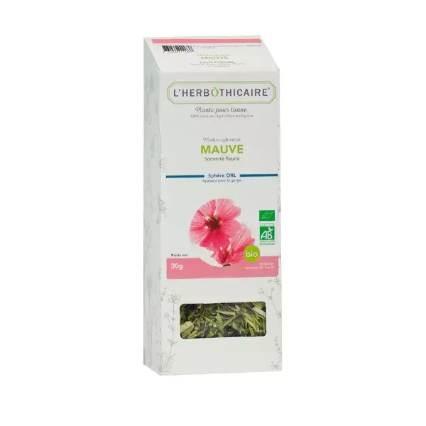 Chá de ervas de malva orgânica L'Herbôthicaire 30g