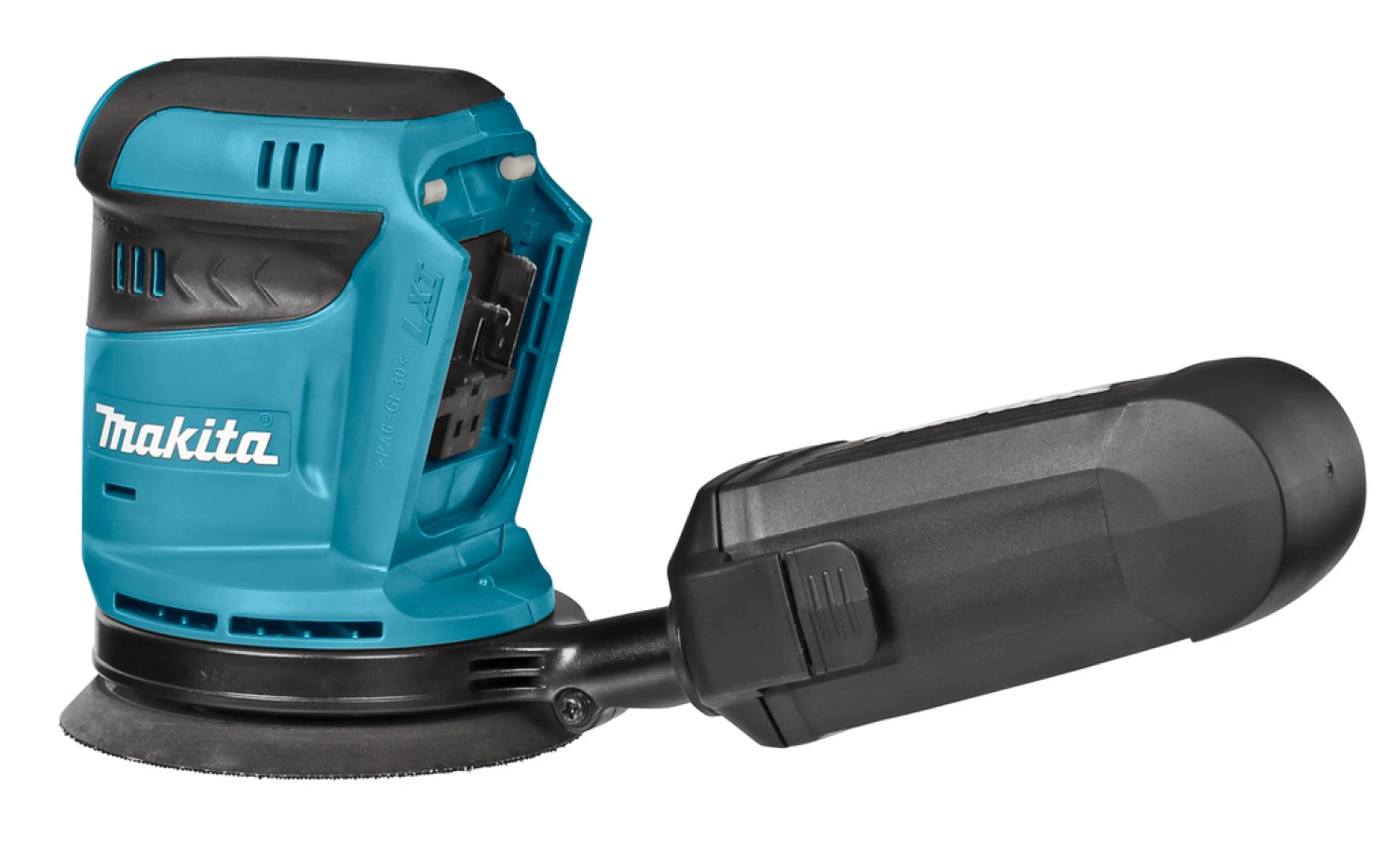 Makita DBO180RMJ 18V Li-Ion Accu excentrische schuurmachine set (2x 4.0Ah accu) in Mbox - 125mm