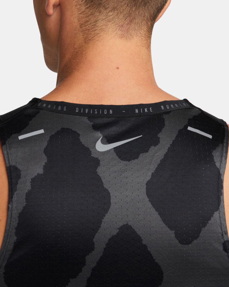 Haut de running sans manches Nike Dri-FIT Noir pour homme