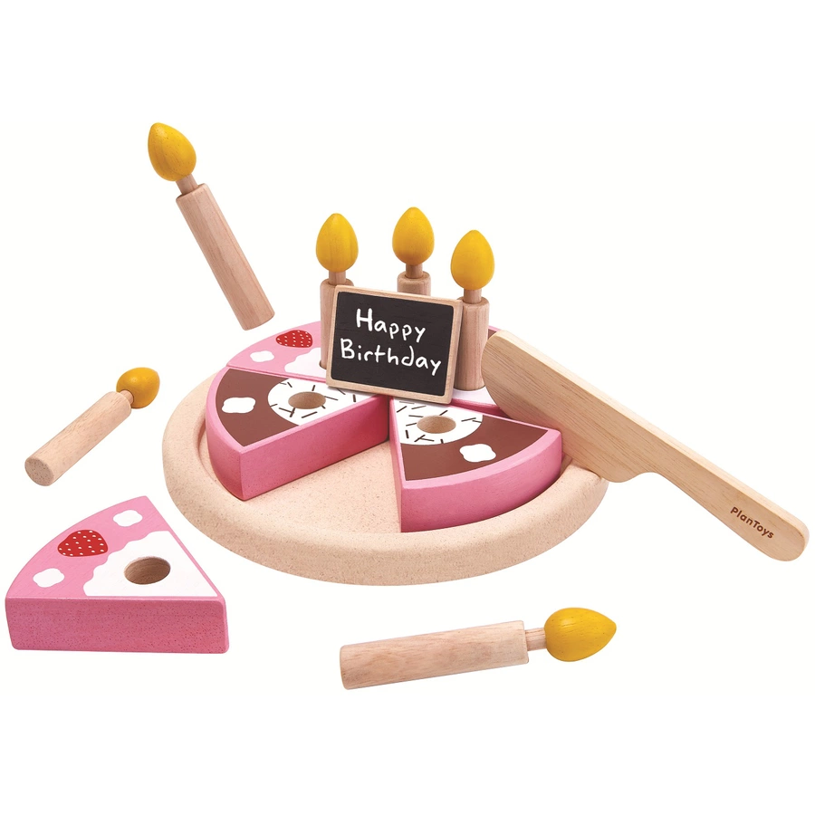 PlanToys Geburtstagskuchen Set