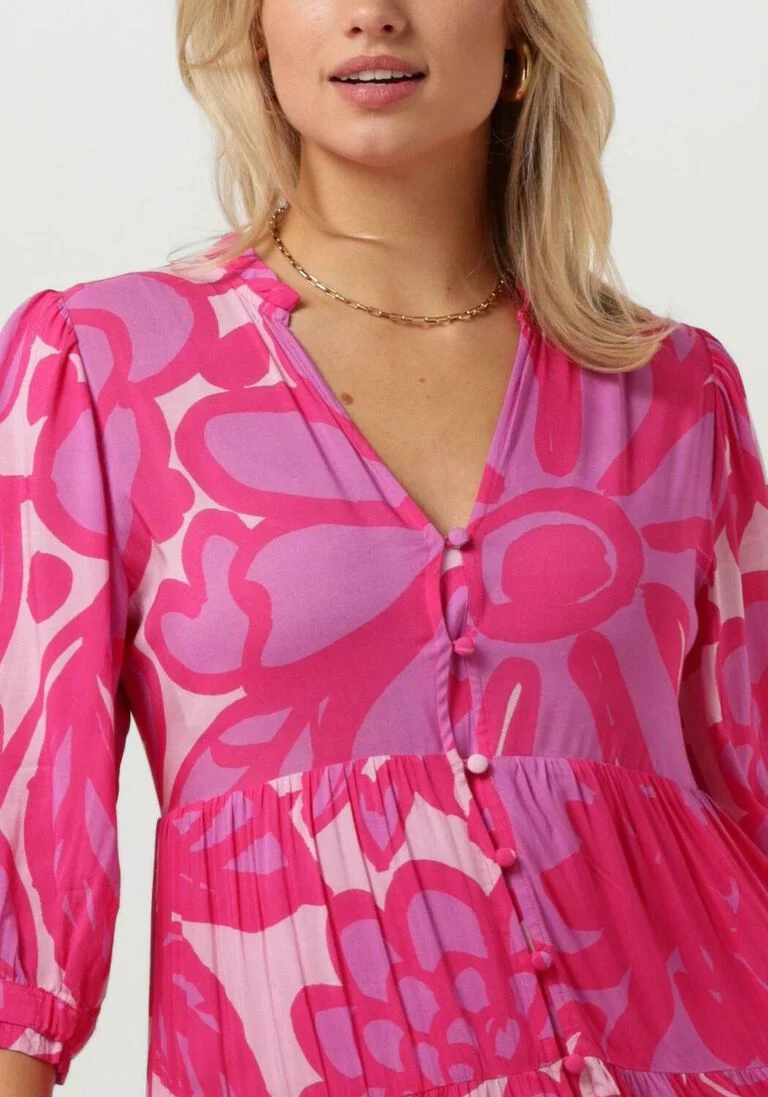 FABIENNE CHAPOT roze fabienne chapot maxi jurk cala dress