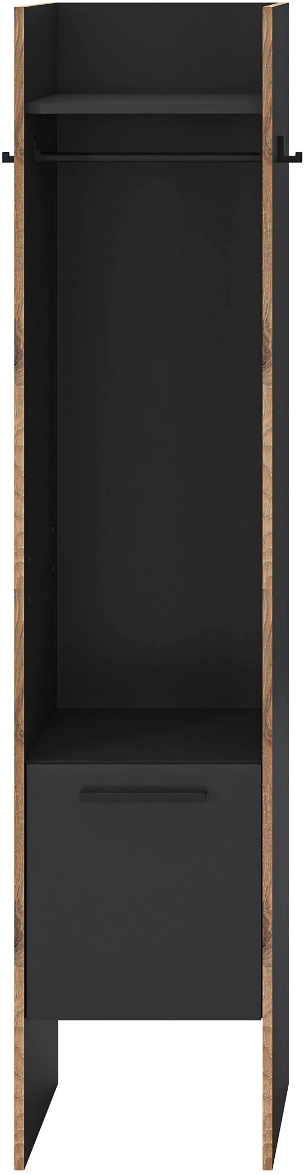 INOSIGN Garderobenschrank »MUSTA, Breite: 42cm, inkl. Kleiderstange, 2 Haken, 1 Tür« Dielenschrank, Flurschrank, Schrank, Universalschrank, Sitzbank