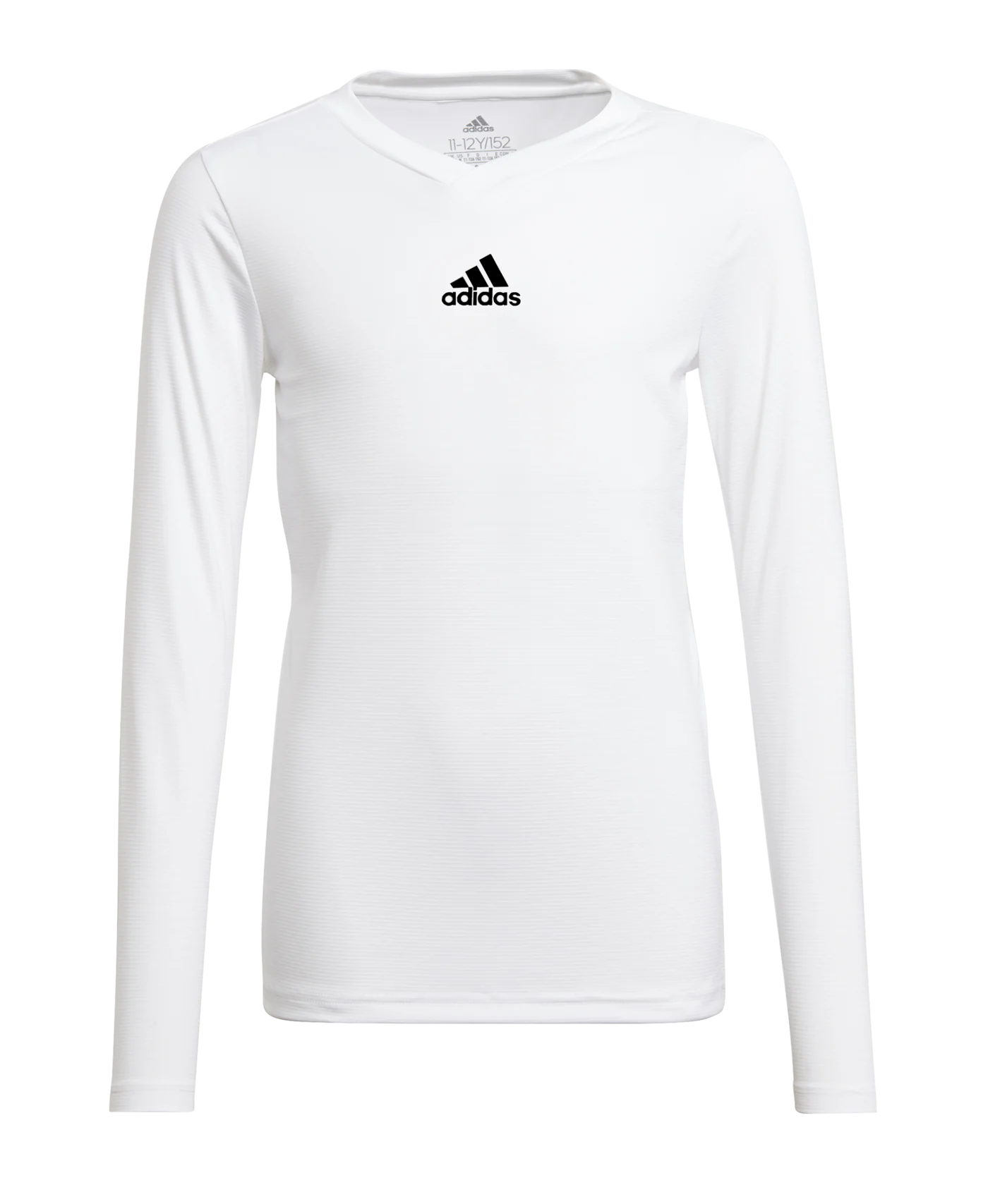 adidas Team Base Top langarm Kids Weiss