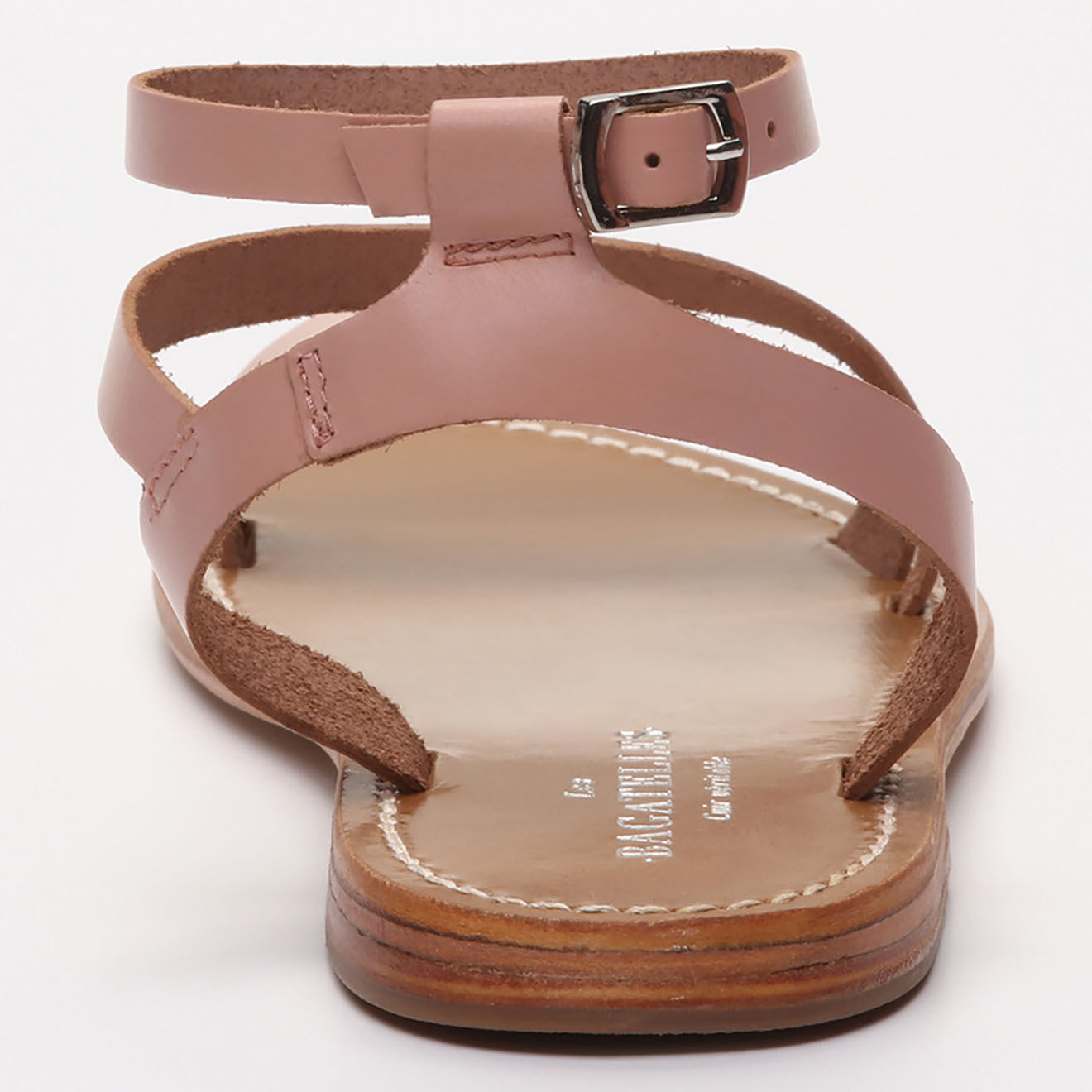 Les Bagatelles Sandales Coney vieux rose