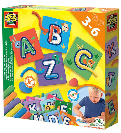 SES Creative Knete - L ehre das Alphabet m. Knete