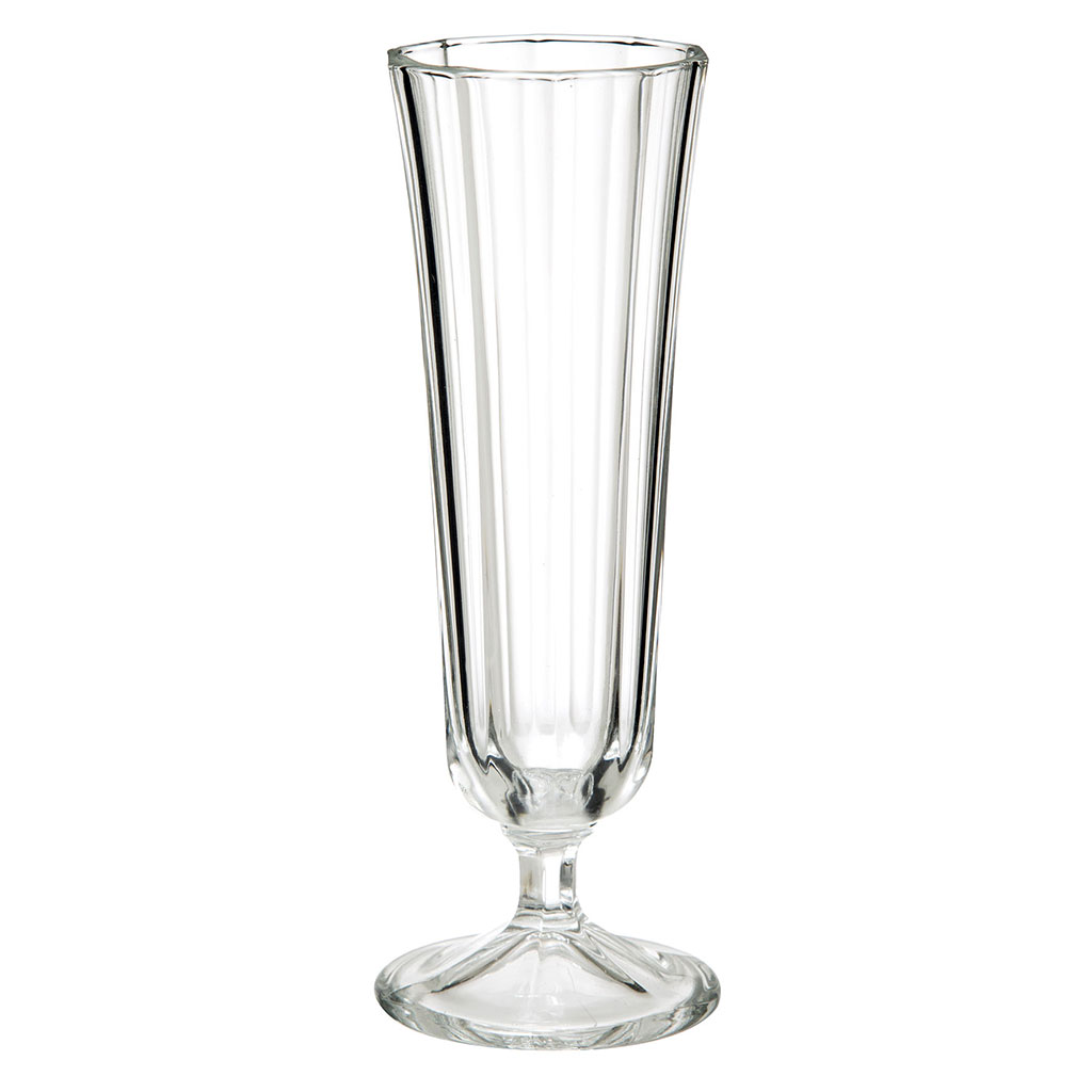 Flûte en verre JULIA à reliefs 13cl