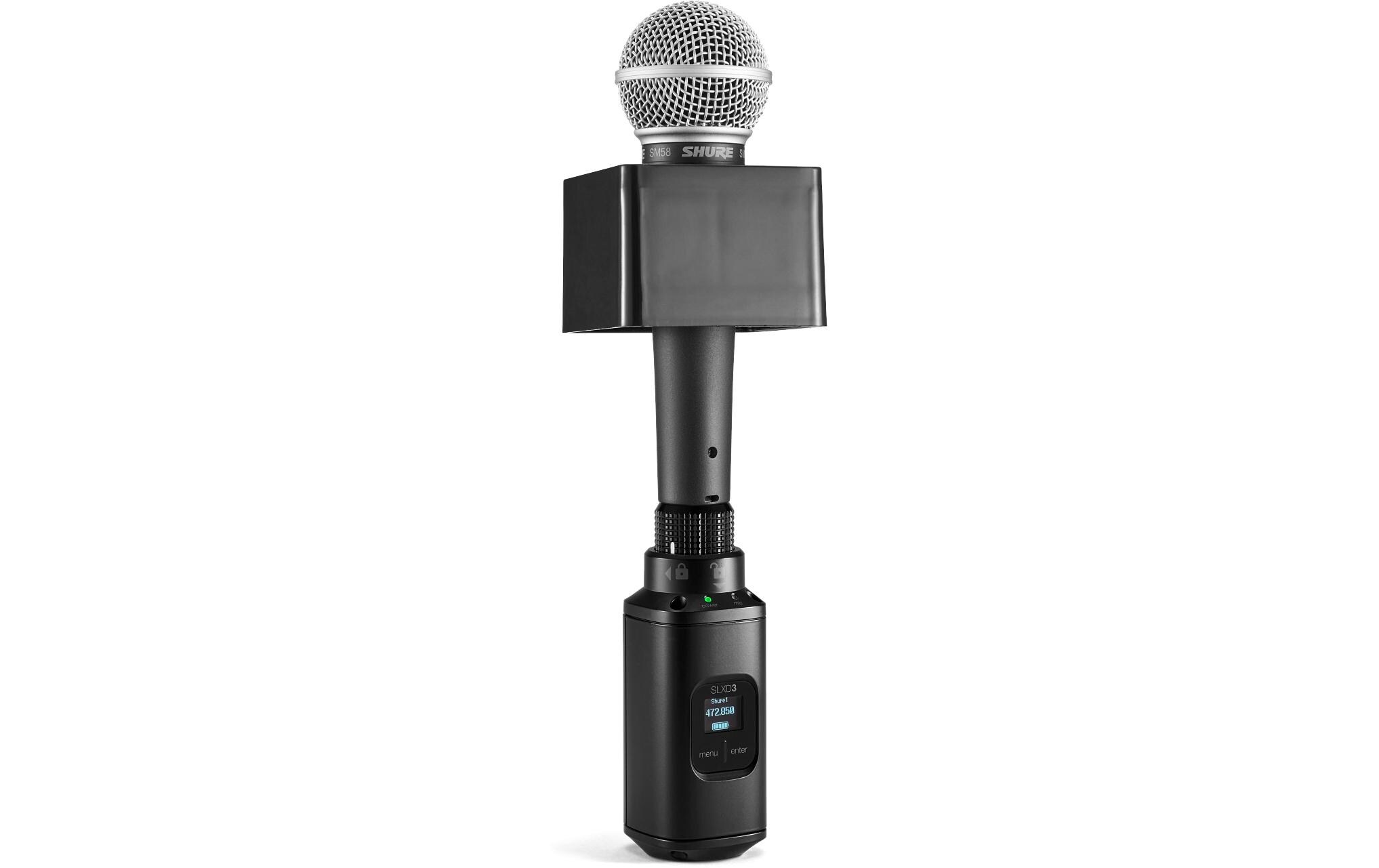 Handsender SLXD3<br>Digitaler Aufstecksender mit XLR-Anschluss