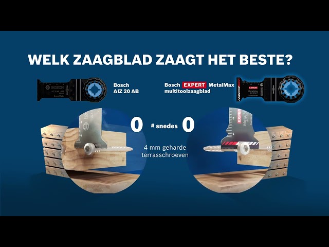 Bosch 2608900017 EXPERT Starlock CoatedCarbide invalzaagblad AIZ 32 AIT Carbide, Metal 32 x 40 mm