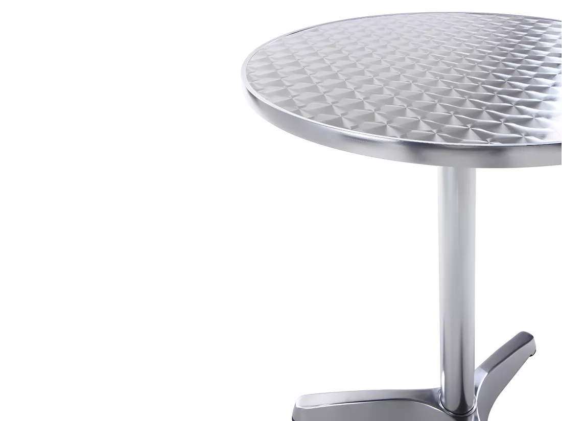 Table de jardin ronde en aluminium D.60 cm - MONTMARTRE de MYLIA