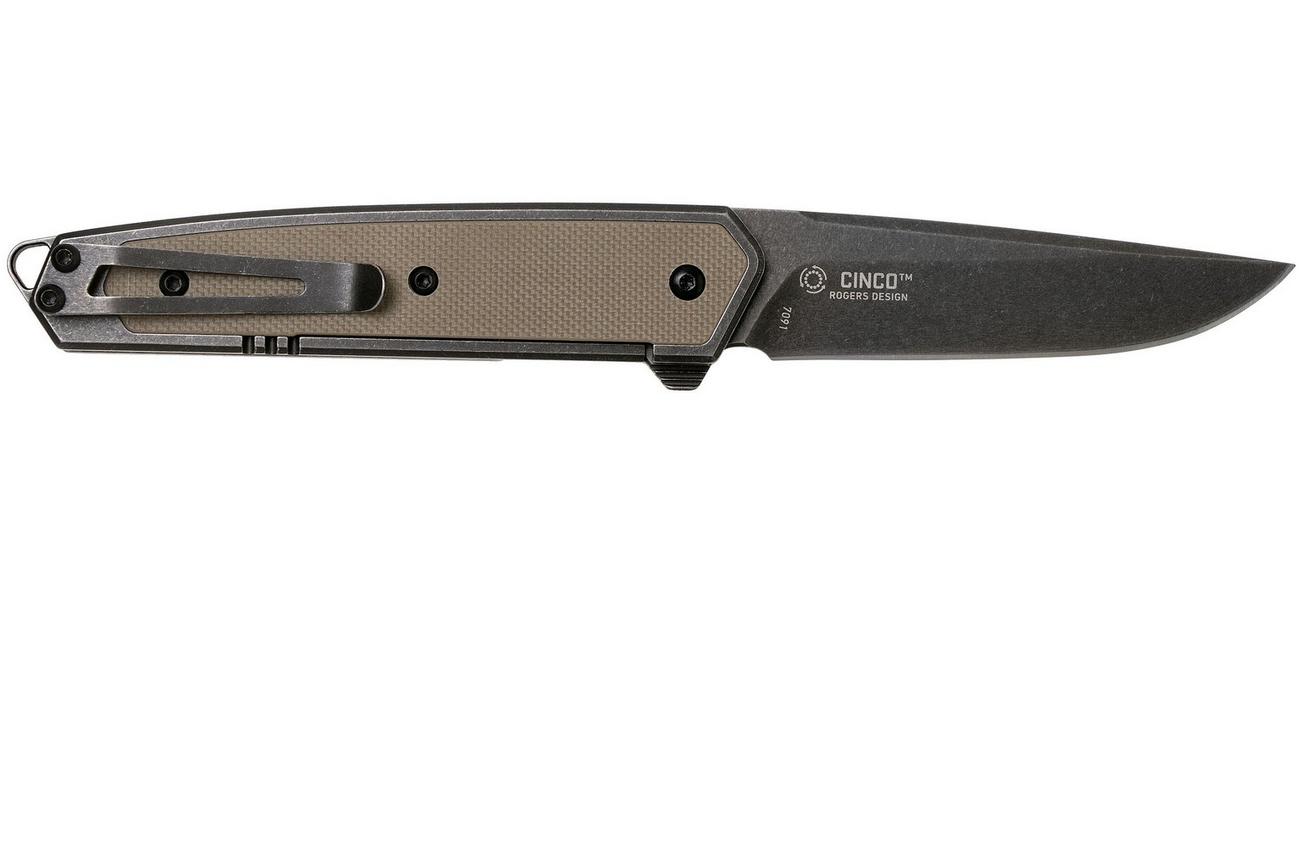 CRKT Cinco 7091 zakmes, Richard Rogers design