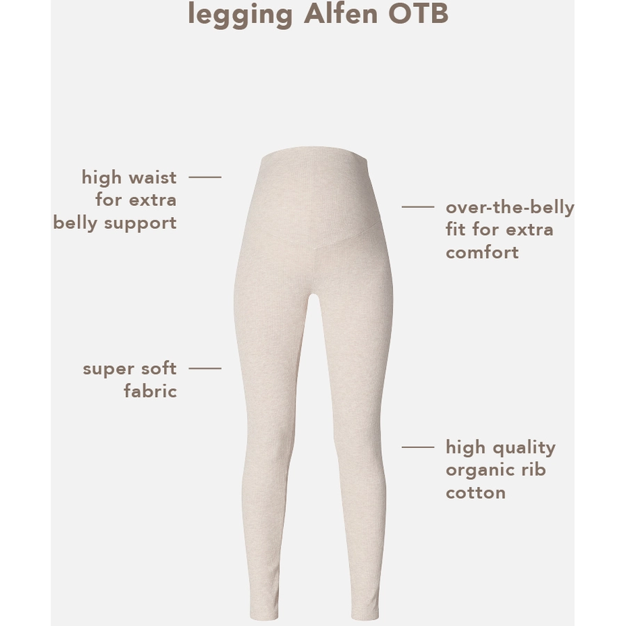 Noppies Umstandsleggings Alfen Oatmeal