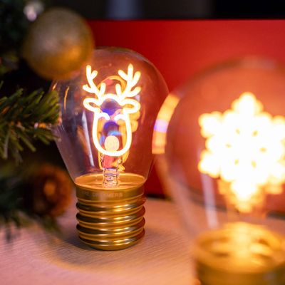 Lampe de table en forme d’ampoule reindeer