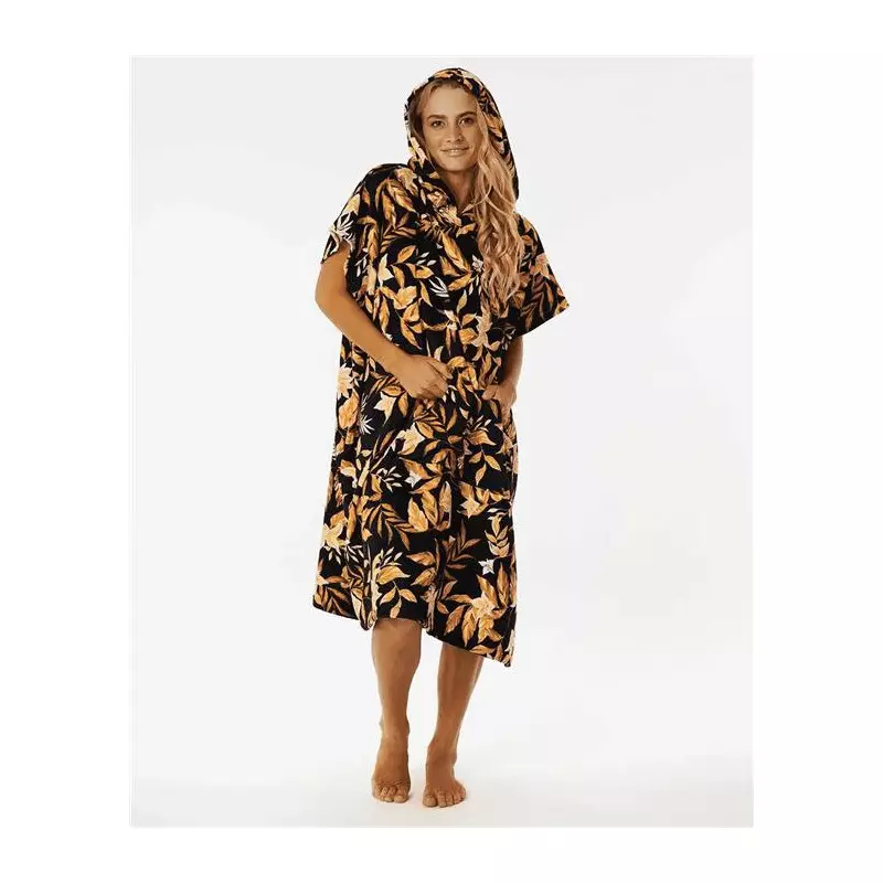 Poncho RIPCURL Mixed Hooded Towel Black