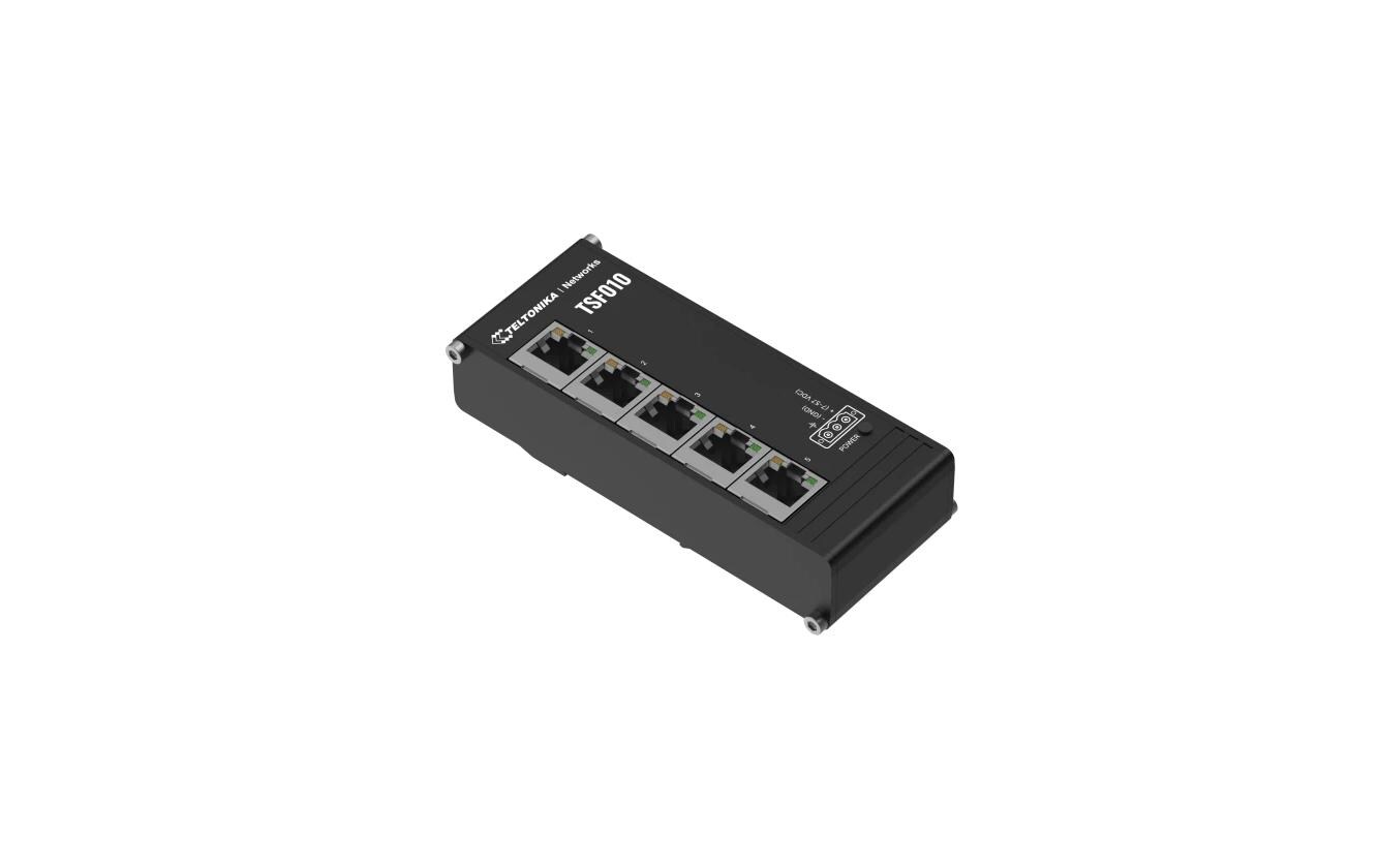Rail Switch TSF010 5 PortFlacher Ethernet-Switch