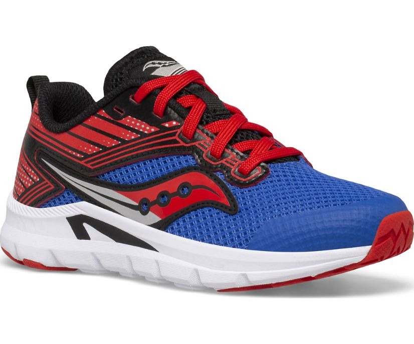 Axon Sneaker Junior Royal/Red/Black