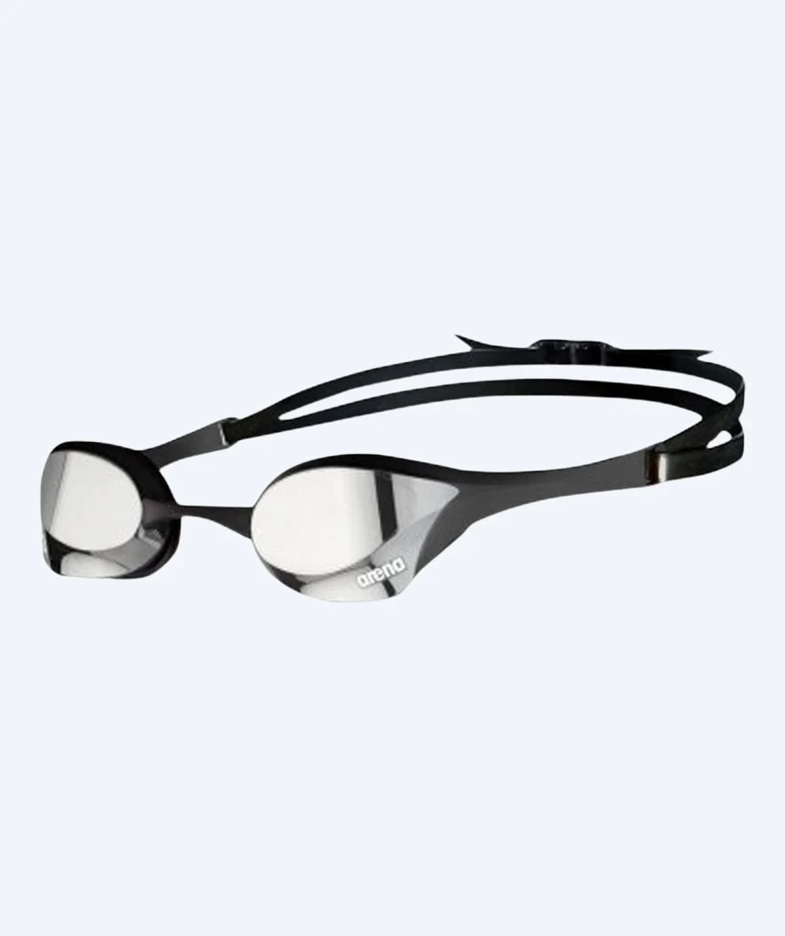 Arena Elite svømmebriller - Cobra Ultra SWIPE Mirror - Sort/sølv