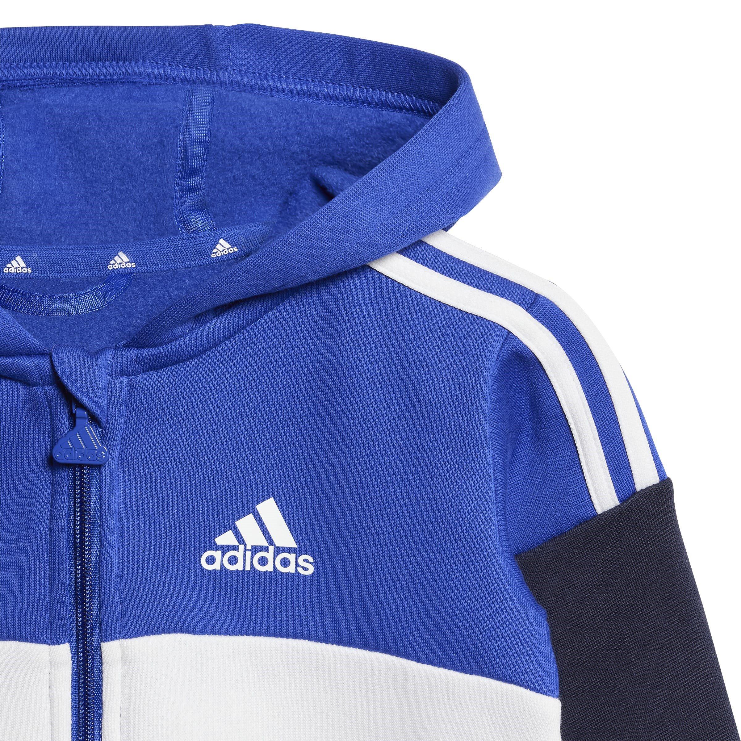 adidas Tiberio 3 Stripes Colorblock Fleece Track Suit Infants