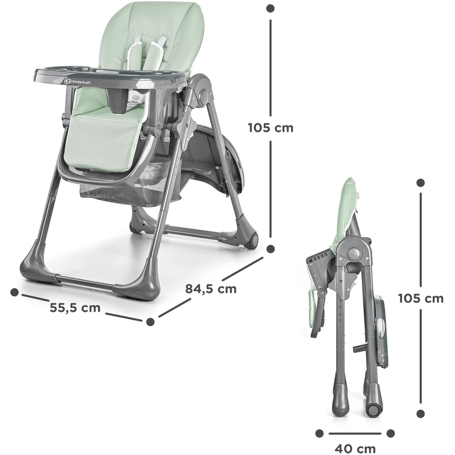 Kinderkraft Hochstuhl TASTEE olive