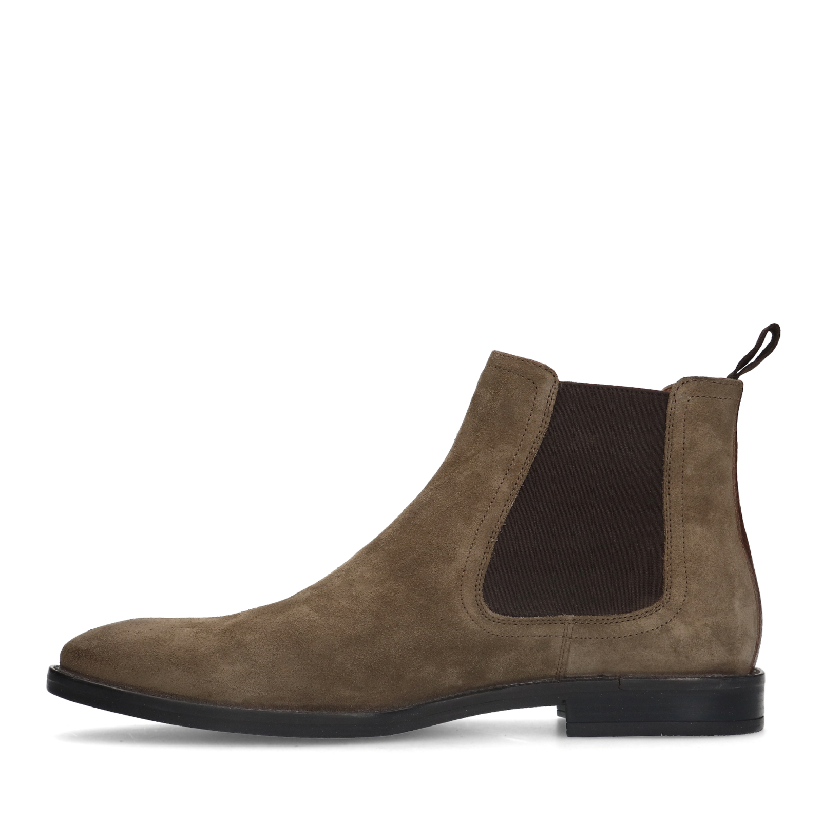 Taupe suède chelsea boots