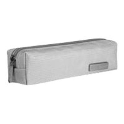Bombata - Trousse nylon imitation croco - gris argenté