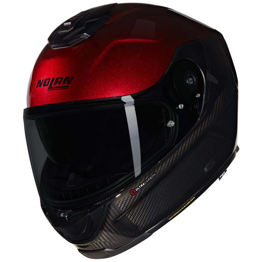 Nolan - Casque X-903 Ultra Carbon Verniciatura Speciale N-Com Carbone / Rouge / Noir / Brillant