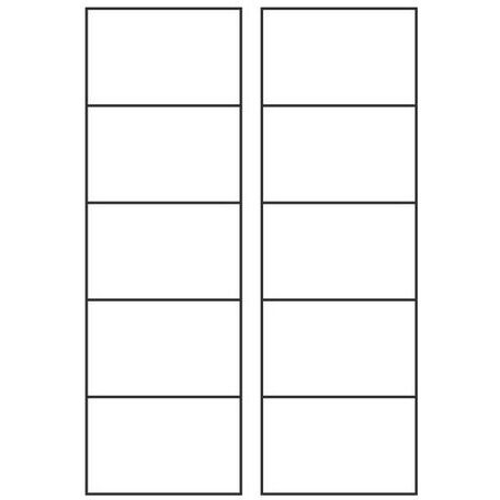 Carte de visite laser Avery Quick and Clean C32026 85 x 54 mm 270 gr blanche - Pochette de 100