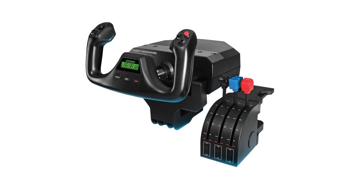 Logitech GSaitek Pro Flight Yoke gaming yoke  (PC, Mac)