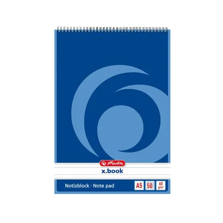 Herlitz Spiral-Notizblock DIN A5, liniert, 10 Stück
