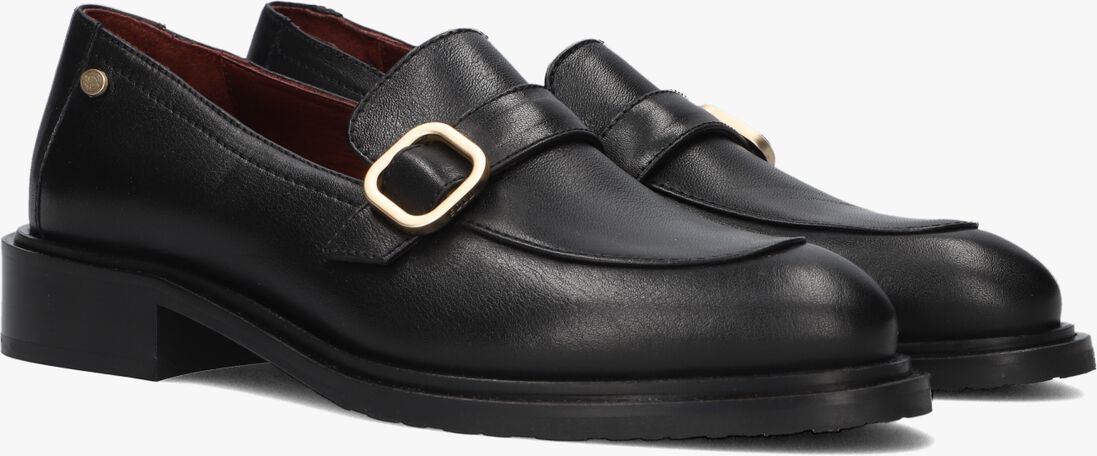 FRED DE LA BRETONIERE zwarte fred de la bretoniere loafers ilay buckle