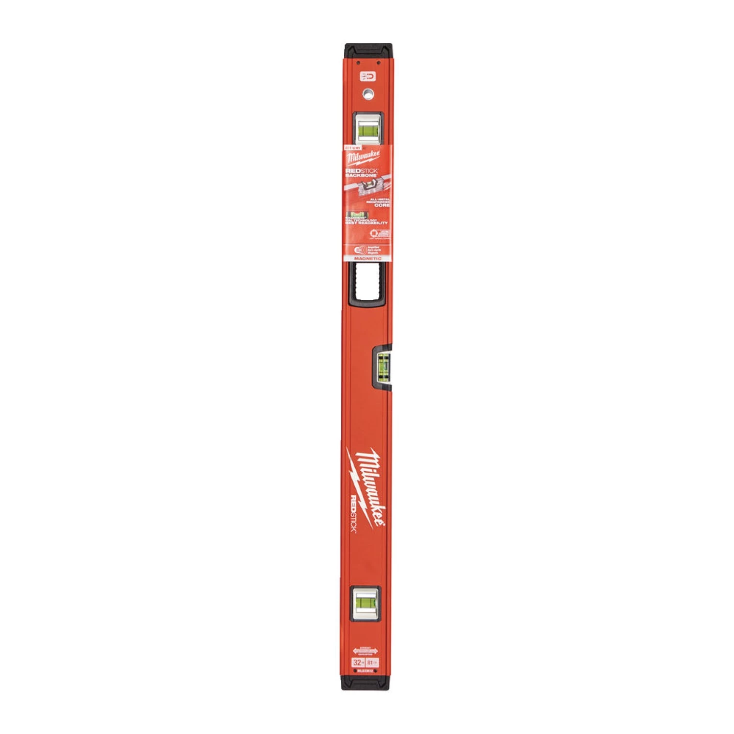 Milwaukee 4932459065 Redstick Backbone 80 Waterpas - magnetisch - 80cm