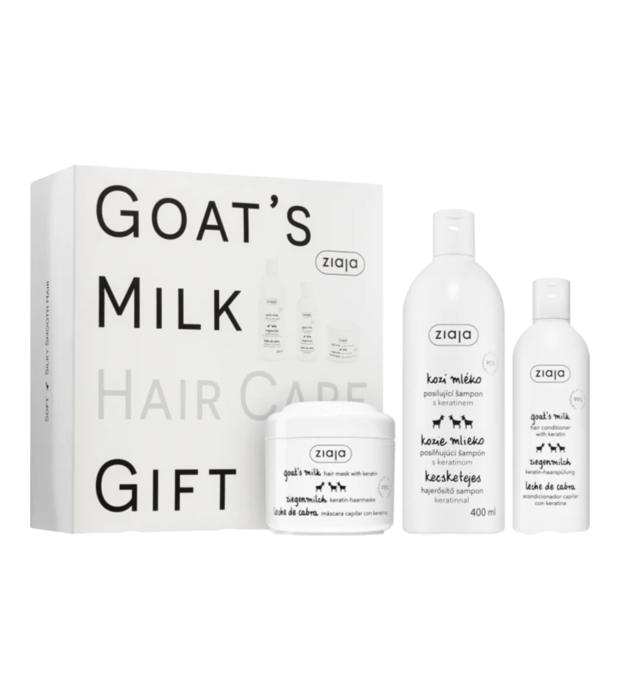 Ziaja - Conjunto de presente Goat´s Milk Hair Care