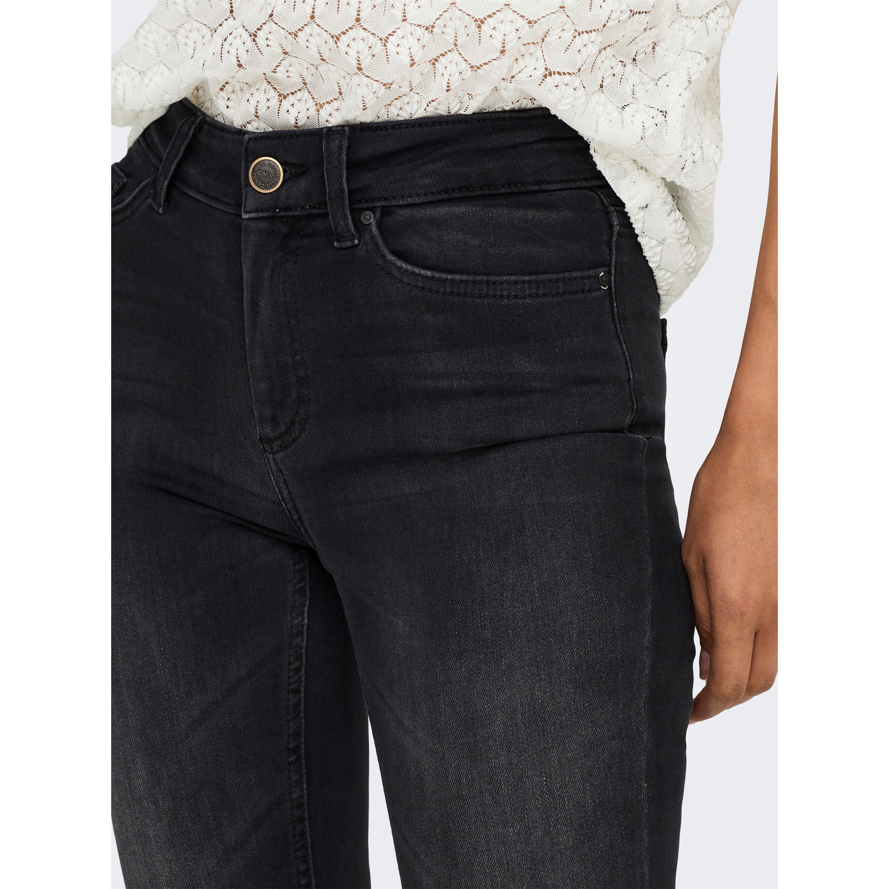 Only Rea1099 Raw Hem Skinny Jeans