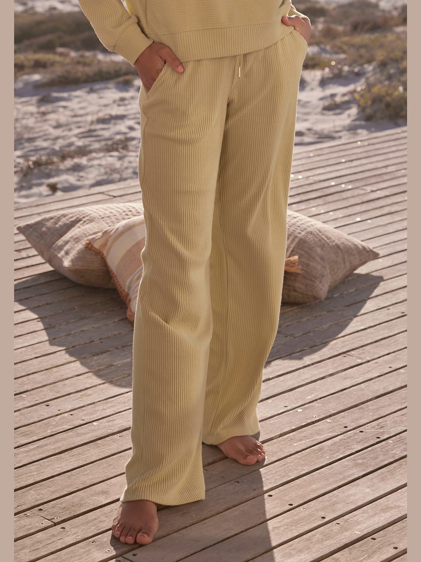 Pantalon de survêtement pantalon sweat avec jambes larges