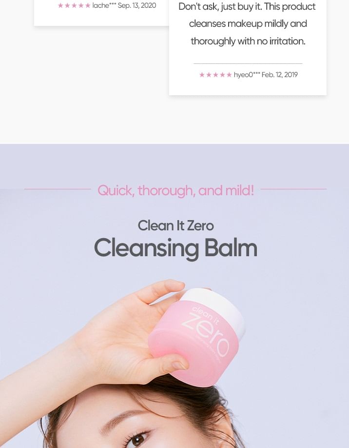 BANILA CO - Clean It Zero Reinigingsbalsem Proefformaat - 5 Soorten