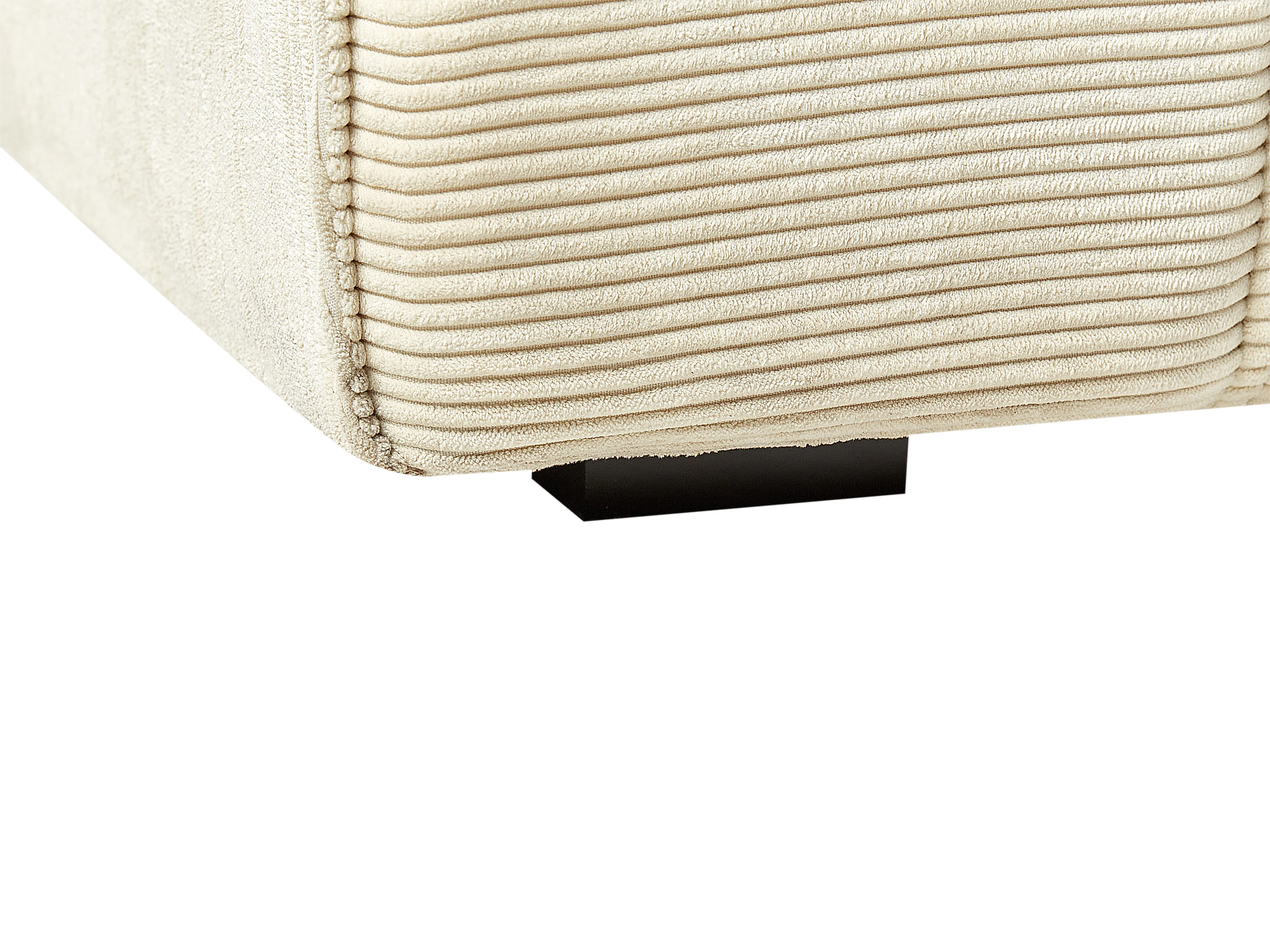 Bank 3-zits VISKAN Corduroy Lichtbeige